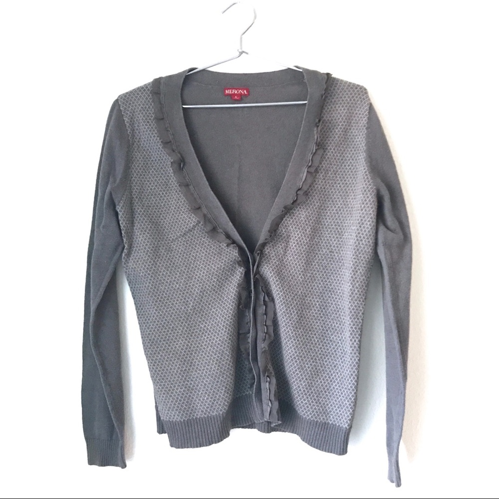 ✨MERONA CARDIGAN W RUFFLES✨